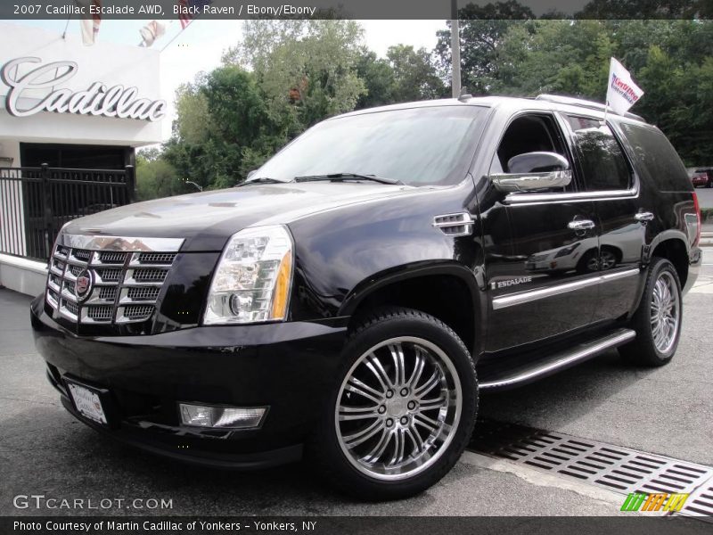 Black Raven / Ebony/Ebony 2007 Cadillac Escalade AWD