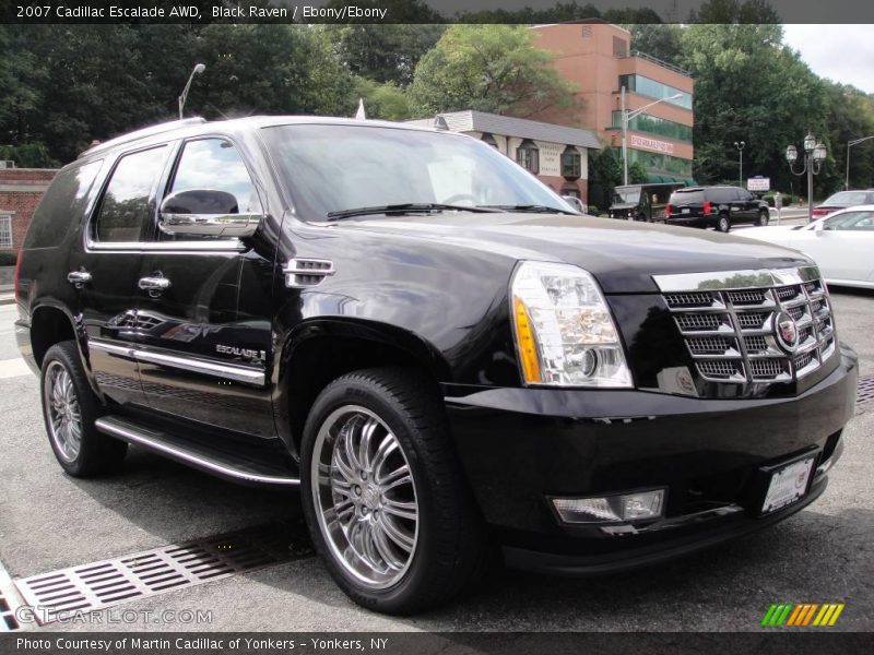 Black Raven / Ebony/Ebony 2007 Cadillac Escalade AWD