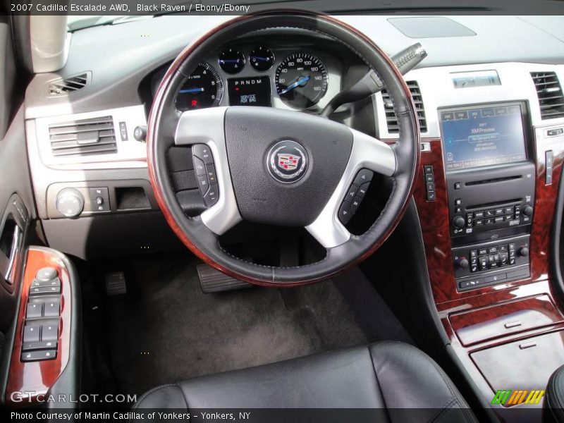 Black Raven / Ebony/Ebony 2007 Cadillac Escalade AWD