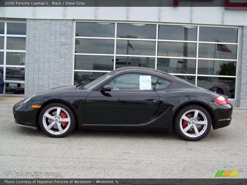 Black / Stone Grey 2006 Porsche Cayman S