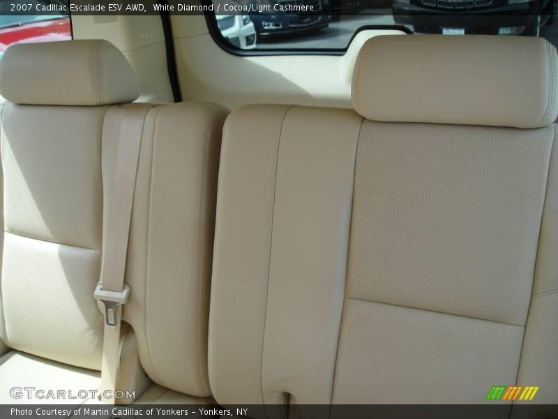 White Diamond / Cocoa/Light Cashmere 2007 Cadillac Escalade ESV AWD