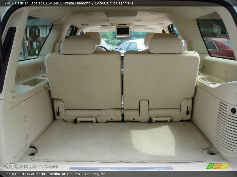 White Diamond / Cocoa/Light Cashmere 2007 Cadillac Escalade ESV AWD