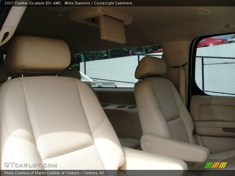 White Diamond / Cocoa/Light Cashmere 2007 Cadillac Escalade ESV AWD