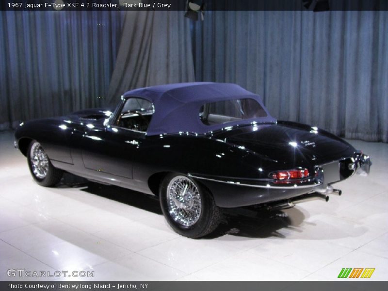 Dark Blue / Grey 1967 Jaguar E-Type XKE 4.2 Roadster