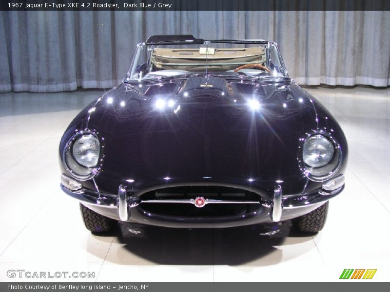 Dark Blue / Grey 1967 Jaguar E-Type XKE 4.2 Roadster