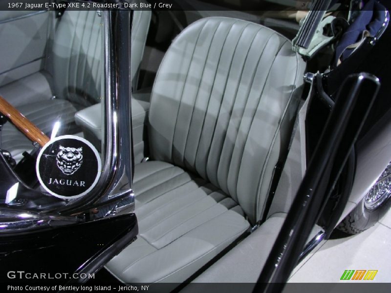 Dark Blue / Grey 1967 Jaguar E-Type XKE 4.2 Roadster