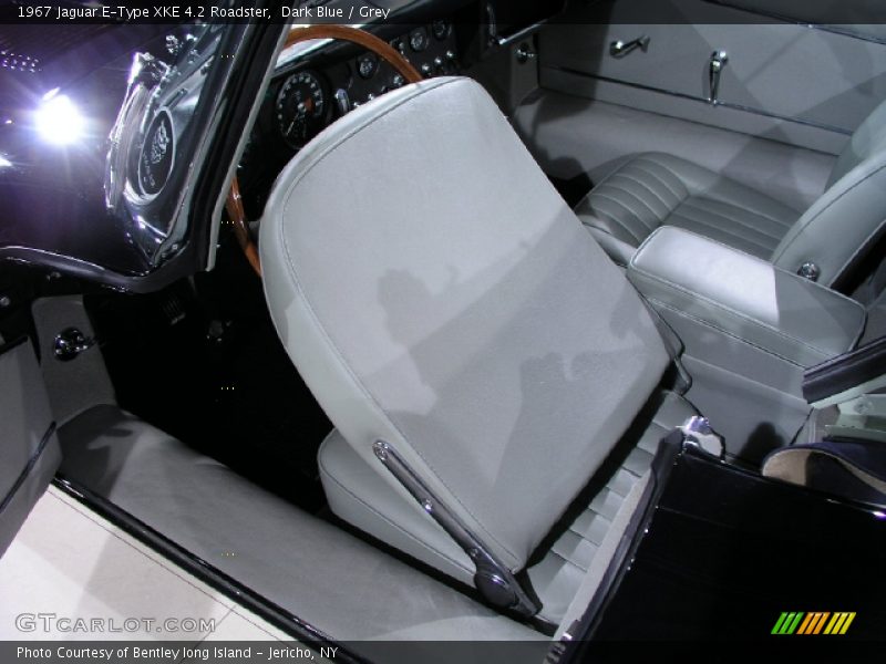 Dark Blue / Grey 1967 Jaguar E-Type XKE 4.2 Roadster