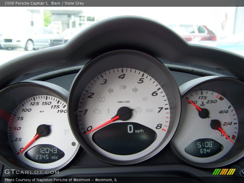 Black / Stone Grey 2006 Porsche Cayman S
