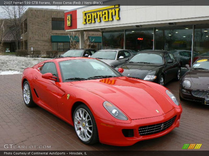 Rosso Corsa (Red) / Nero (Black) 2007 Ferrari 599 GTB Fiorano