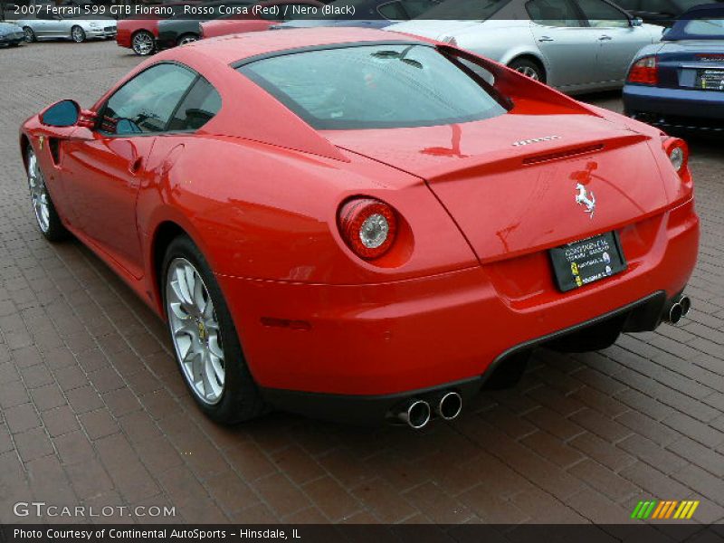 Rosso Corsa (Red) / Nero (Black) 2007 Ferrari 599 GTB Fiorano