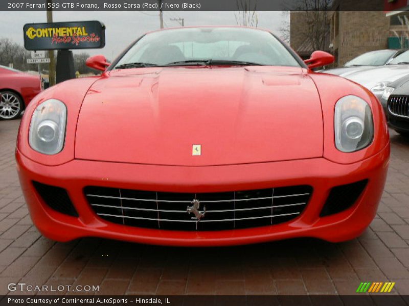 Rosso Corsa (Red) / Nero (Black) 2007 Ferrari 599 GTB Fiorano