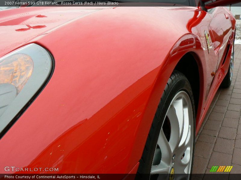 Rosso Corsa (Red) / Nero (Black) 2007 Ferrari 599 GTB Fiorano