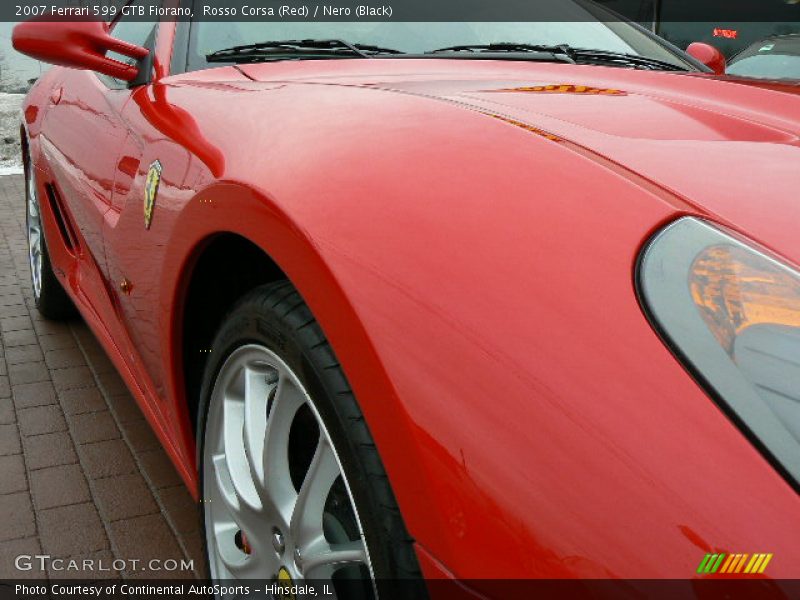 Rosso Corsa (Red) / Nero (Black) 2007 Ferrari 599 GTB Fiorano