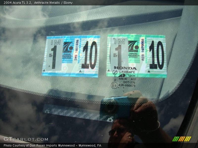 Anthracite Metallic / Ebony 2004 Acura TL 3.2