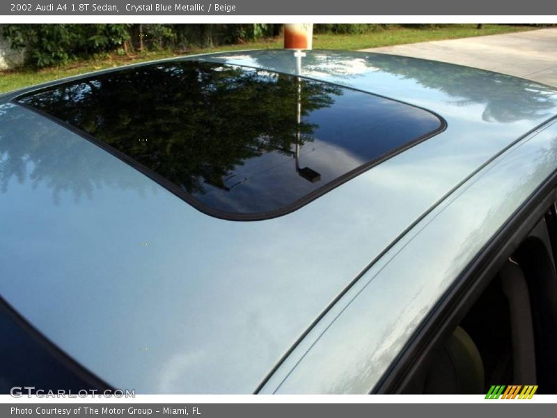 Crystal Blue Metallic / Beige 2002 Audi A4 1.8T Sedan