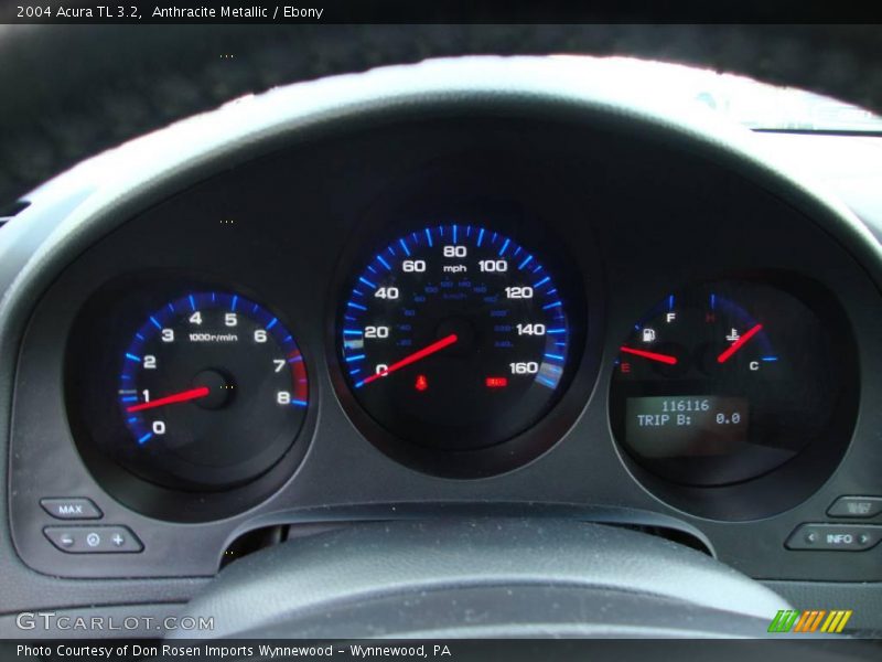 Anthracite Metallic / Ebony 2004 Acura TL 3.2
