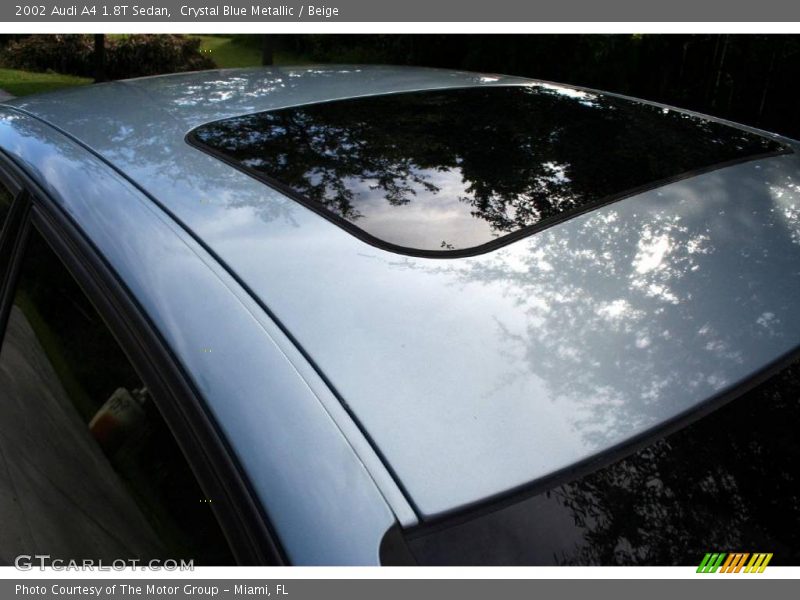 Crystal Blue Metallic / Beige 2002 Audi A4 1.8T Sedan