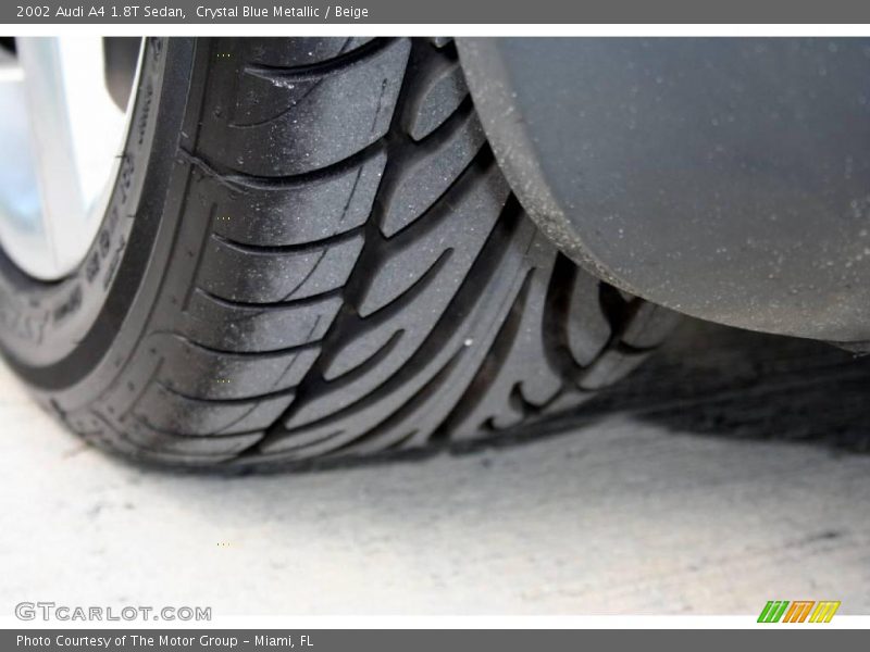 Crystal Blue Metallic / Beige 2002 Audi A4 1.8T Sedan