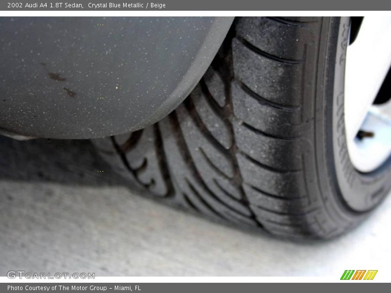 Crystal Blue Metallic / Beige 2002 Audi A4 1.8T Sedan