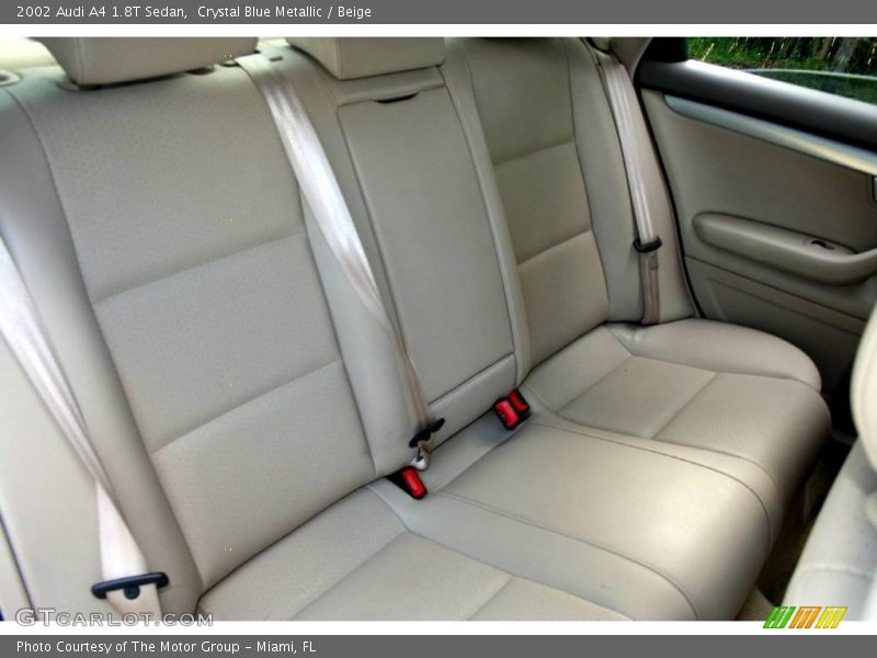 Crystal Blue Metallic / Beige 2002 Audi A4 1.8T Sedan
