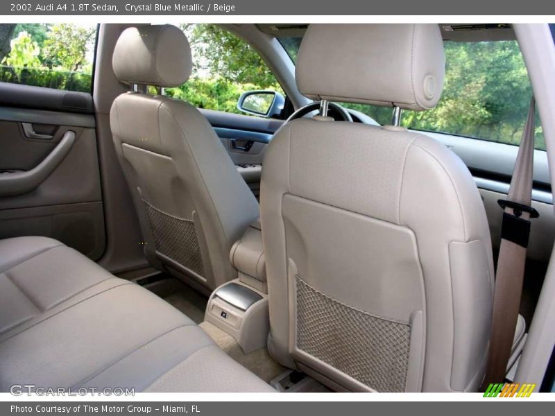 Crystal Blue Metallic / Beige 2002 Audi A4 1.8T Sedan