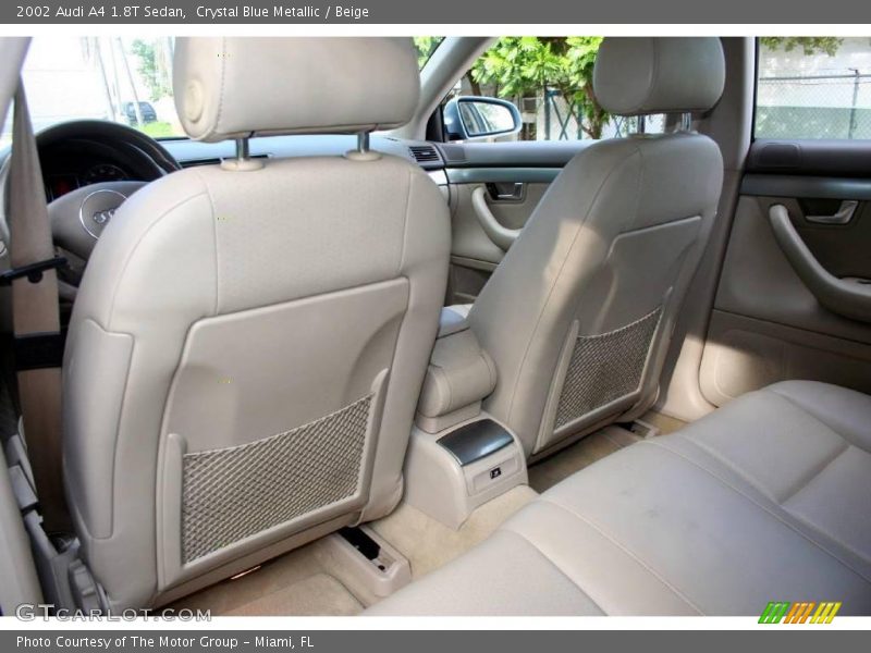 Crystal Blue Metallic / Beige 2002 Audi A4 1.8T Sedan