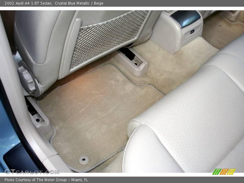Crystal Blue Metallic / Beige 2002 Audi A4 1.8T Sedan