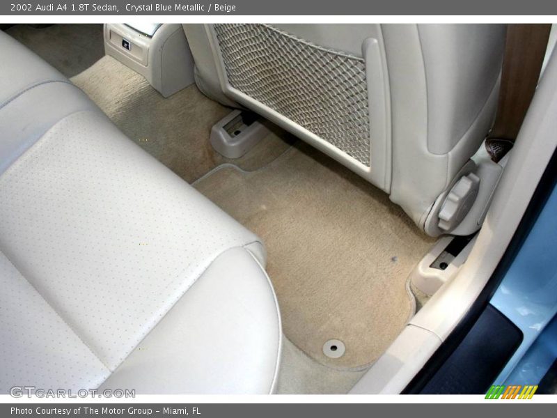 Crystal Blue Metallic / Beige 2002 Audi A4 1.8T Sedan