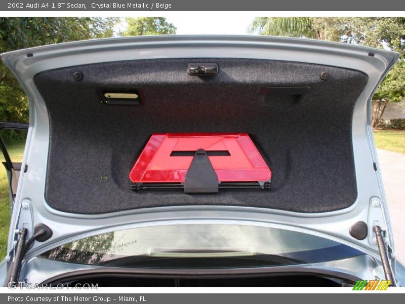 Crystal Blue Metallic / Beige 2002 Audi A4 1.8T Sedan