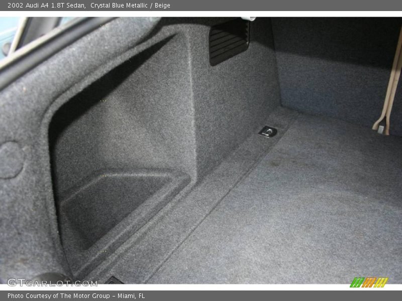 Crystal Blue Metallic / Beige 2002 Audi A4 1.8T Sedan