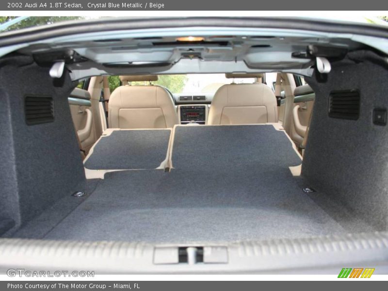 Crystal Blue Metallic / Beige 2002 Audi A4 1.8T Sedan