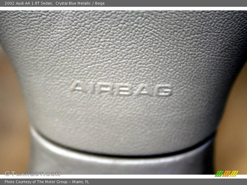 Crystal Blue Metallic / Beige 2002 Audi A4 1.8T Sedan