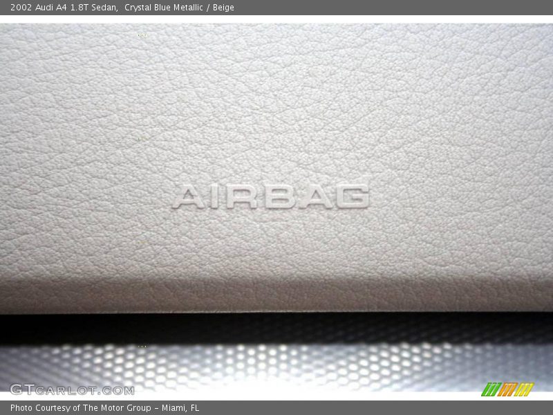 Crystal Blue Metallic / Beige 2002 Audi A4 1.8T Sedan