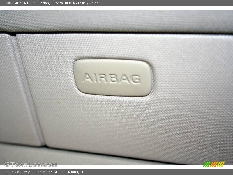 Crystal Blue Metallic / Beige 2002 Audi A4 1.8T Sedan