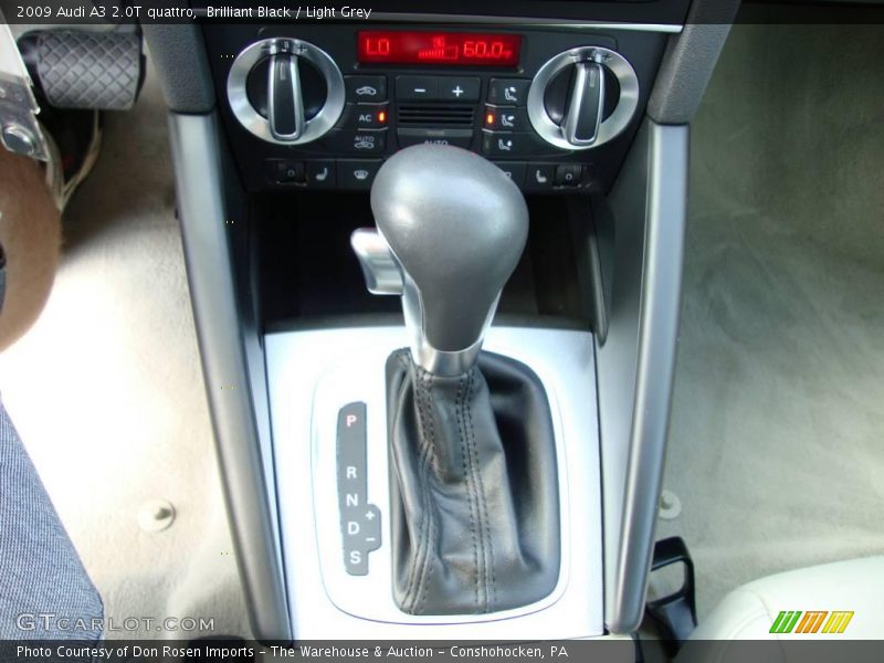 Brilliant Black / Light Grey 2009 Audi A3 2.0T quattro