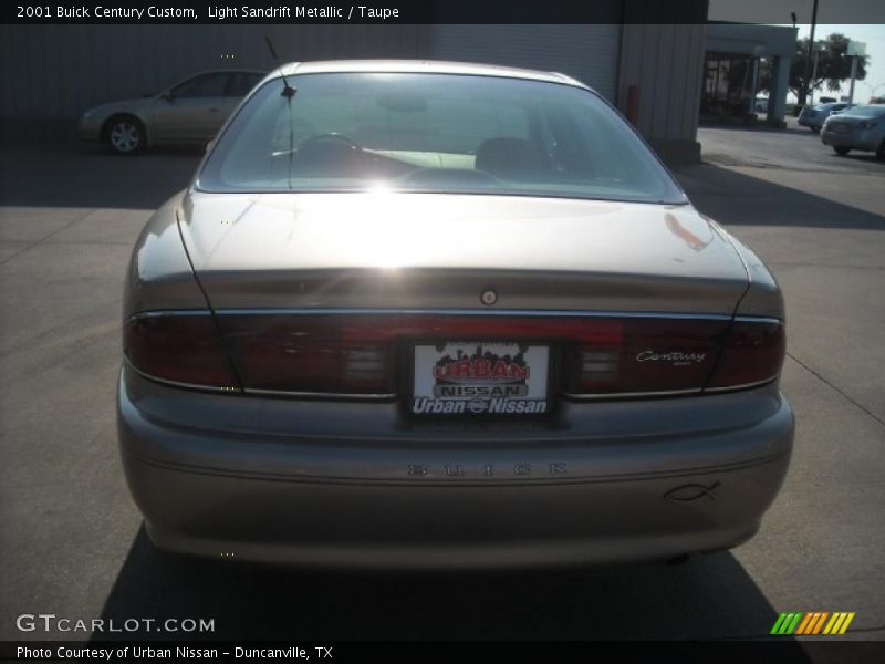 Light Sandrift Metallic / Taupe 2001 Buick Century Custom