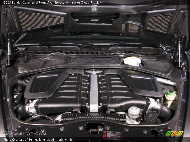 Anthracite Grey / Fireglow 2009 Bentley Continental Flying Spur Speed