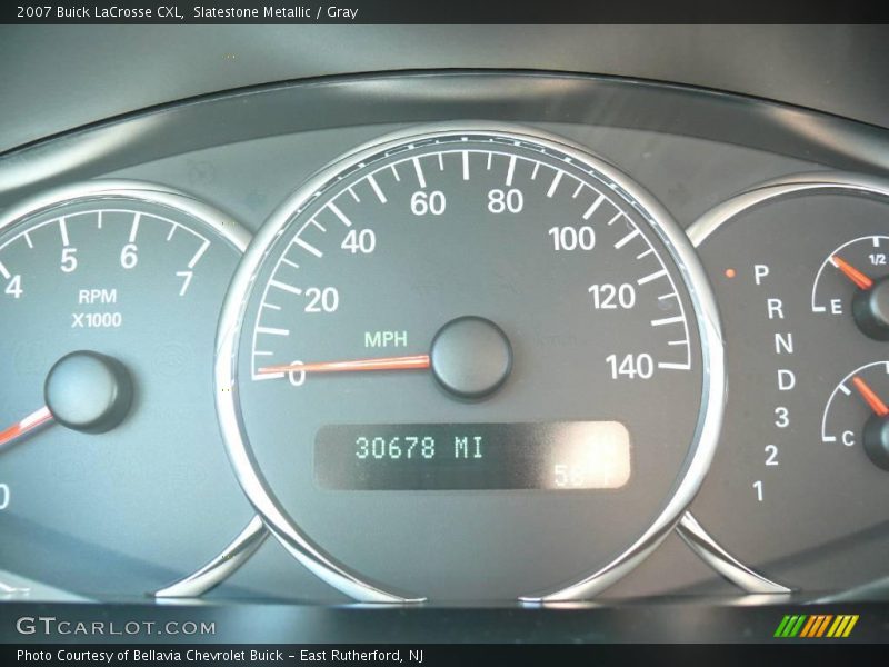 Slatestone Metallic / Gray 2007 Buick LaCrosse CXL