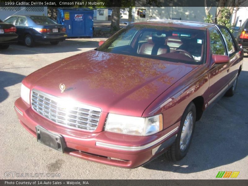 Crimson Pearl / Mulberry 1999 Cadillac DeVille Sedan