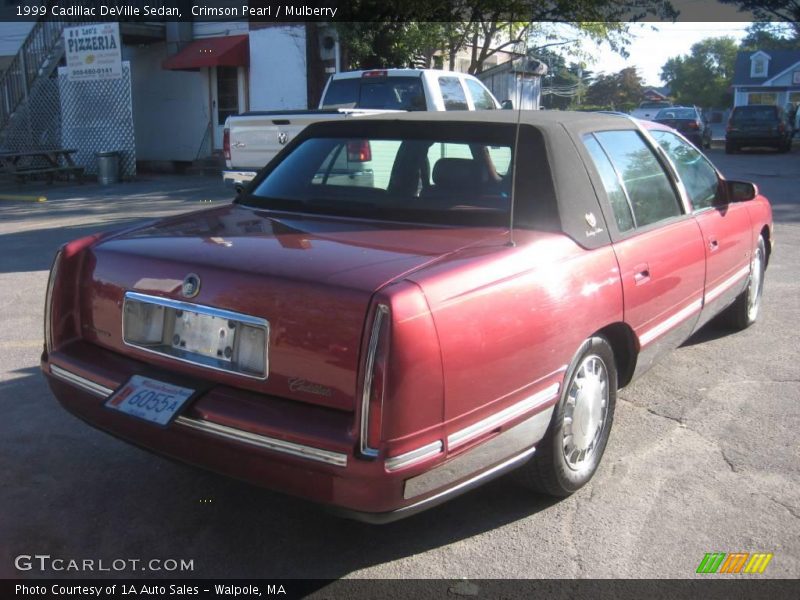 Crimson Pearl / Mulberry 1999 Cadillac DeVille Sedan