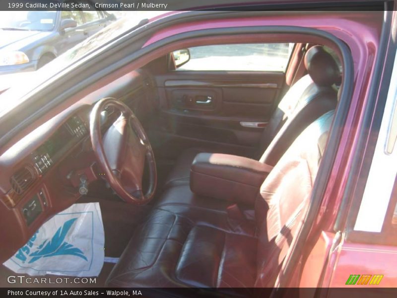 Crimson Pearl / Mulberry 1999 Cadillac DeVille Sedan