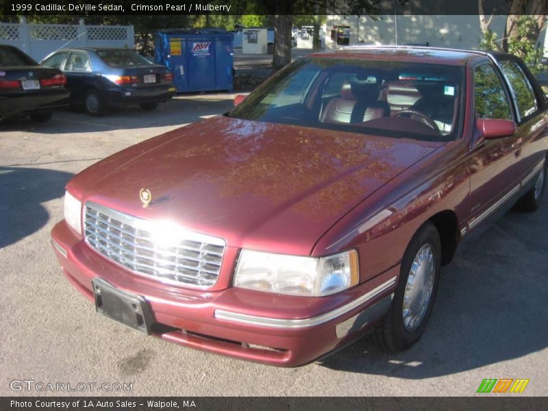 Crimson Pearl / Mulberry 1999 Cadillac DeVille Sedan