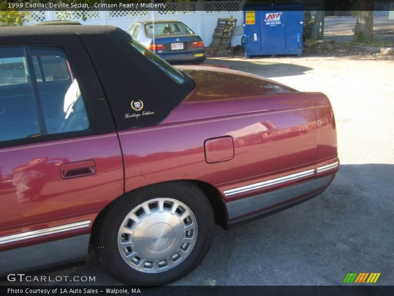 Crimson Pearl / Mulberry 1999 Cadillac DeVille Sedan