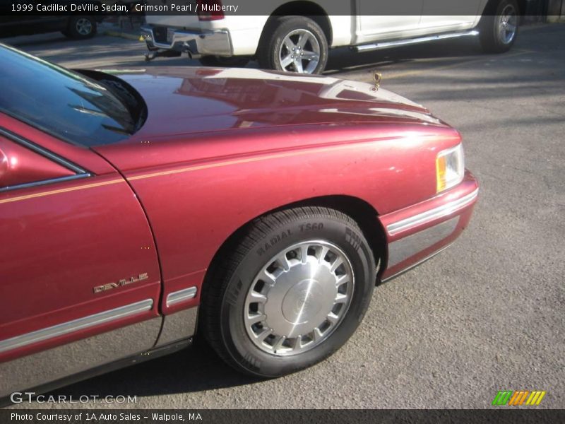 Crimson Pearl / Mulberry 1999 Cadillac DeVille Sedan