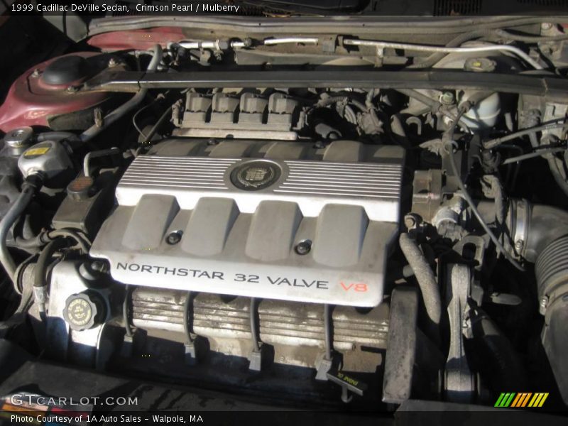 Crimson Pearl / Mulberry 1999 Cadillac DeVille Sedan