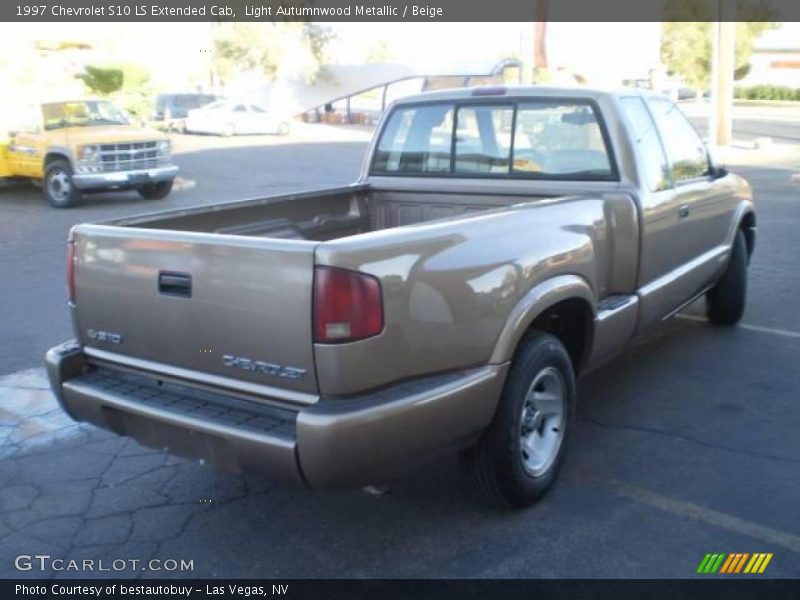 Light Autumnwood Metallic / Beige 1997 Chevrolet S10 LS Extended Cab