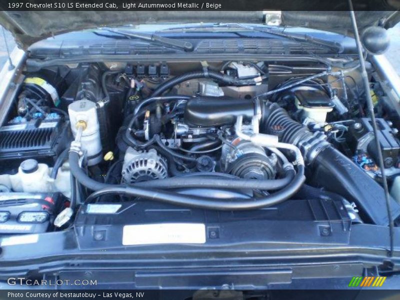 Light Autumnwood Metallic / Beige 1997 Chevrolet S10 LS Extended Cab