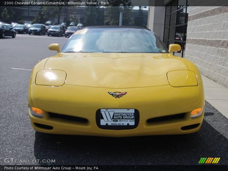 Millennium Yellow / Black 2000 Chevrolet Corvette Convertible