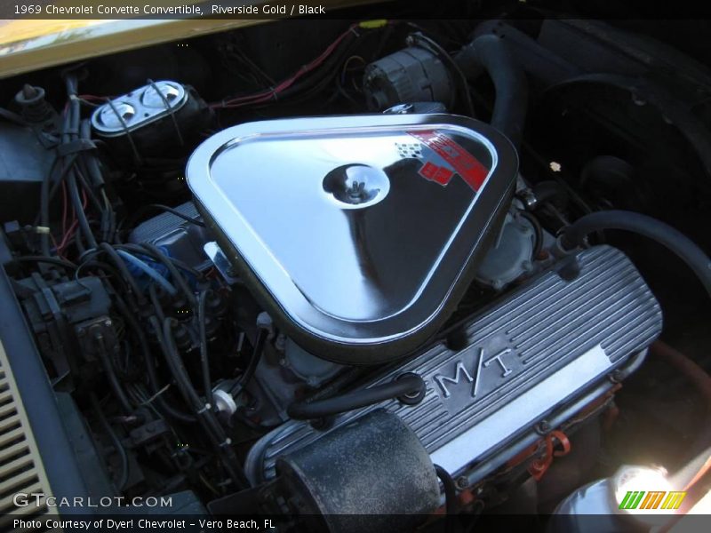 Riverside Gold / Black 1969 Chevrolet Corvette Convertible