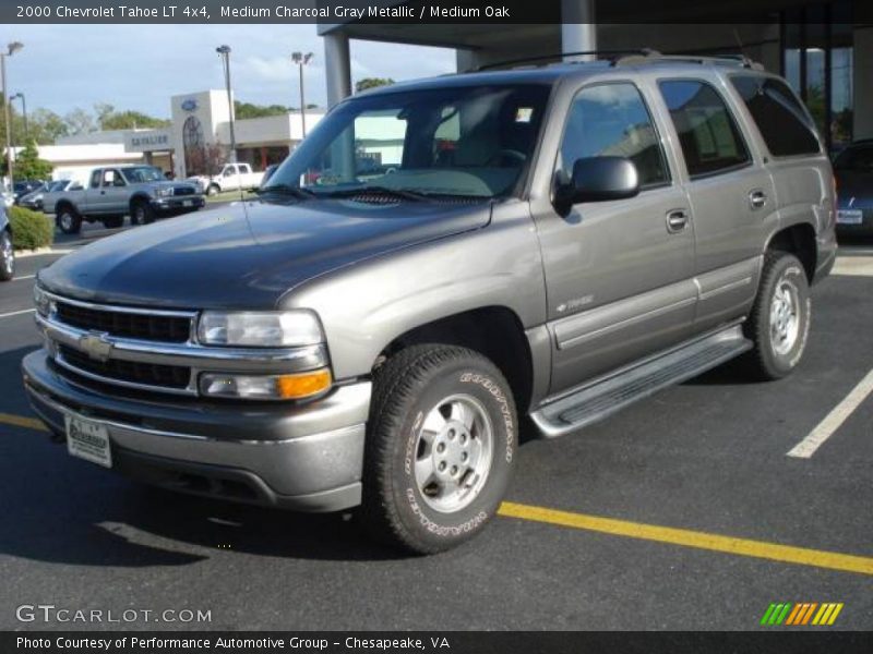 Medium Charcoal Gray Metallic / Medium Oak 2000 Chevrolet Tahoe LT 4x4
